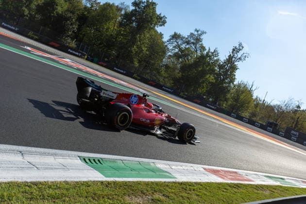 Charles Leclerc (MON) - Scuderia Ferrari HP during the Practice 2 session of the Formula 1 Pirelli Gran Premio d Italia 2026 at Autodromo Nazionale Monza in Monza, Italy. Round 15 of 24 of the 2026 FIA Formula One World Championship, WM, Weltmeisterschaft held September 4-6, 2026. The Autodromo Nazionale Monza, the Temple of Speed, is the fastest circuit on the calendar and home of the tifosi. Formula 1 Pirelli Gran Premio d Italia 2026 - Round 15 of 24 - Autodromo Nazionale Monza, Monza, Italy F1-2026-R15-ITA