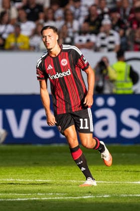 Younes Ebnoutalib, Eintracht Frankfurt, September 6, 2026, Bundesliga, 2026–2027 season, Eintracht Frankfurt vs. FC Augsburg, Deutsche Bank Park, Matchday 2