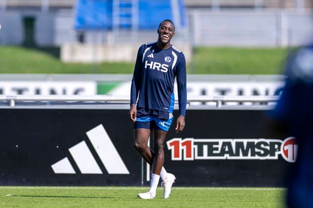 September 15, 2026, Soccer, FC Schalke 04 practice, Bryan Lasme, FC Schalke 04, Gelsenkirchen, FC Schalke 04 training facility, North Rhine-Westphalia, Germany, xRHR, PHOTO YYx Copyright: RHR-FOTOx RHR-FOTO YY
