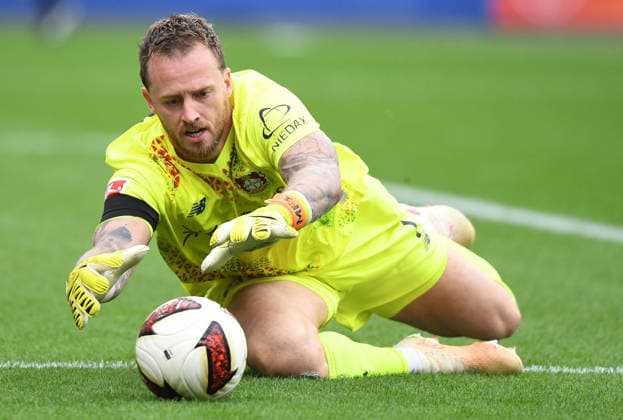 September 20, 2026, xophax, Soccer, Bundesliga 1, Bayer 04 Leverkusen, RB Leipzig, Mark Flekken, Bayer 04, DFL, DFB. REGULATIONS PROHIBIT ANY USE OF PHOTOGRAPHS AS IMAGE SEQUENCES AND OR QUASI-VIDEO. Leverkusen