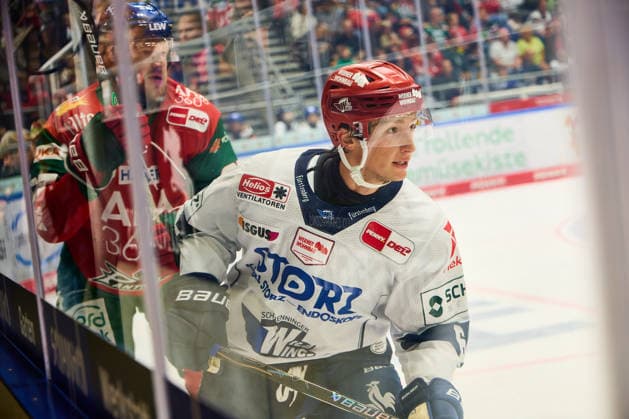 Boaz Bassen Schwenninger Wild Wings, 64 GER, Augsburger Panther vs. Schwenninger Wild Wings, Ice Hockey, PENNY DEL, Matchday 2, 2026–2027 Season, September 20, 2026 GER, Augsburger Panther vs. Schwenninger Wild Wings, Ice Hockey, PENNY DEL, Matchday 2, 2026–2027 Season, September 20, 2026 Germany Copyright: xEibner-Pressefoto GeraldxOelze-dexStoppanyx EP_ODS