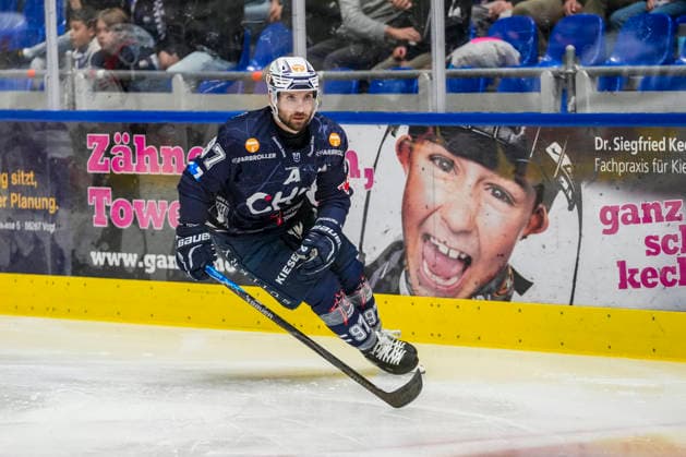 Simon Schuetz, Ravensburg Towerstars, 97, GER, Ravensburg Towerstars vs. Eisbären Regensburg, Ice Hockey, DEL2 Regular Season, Matchday 2, 2026–2027 Season, September 20, 2026, GER, Ravensburg Towerstars vs. Eisbären Regensburg, Ice Hockey, DEL2 Regular Season, Matchday 2, 2026–2027 Season, September 20, 2026, Ravensburg Copyright: xEibner-Pressefoto MaximilianxRistx EP_MRT