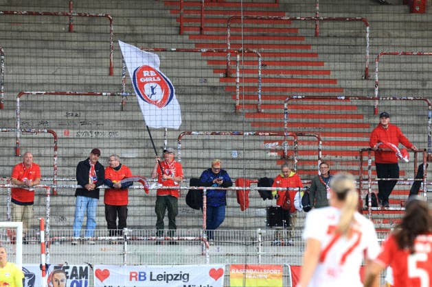 September 20, 2026, GER Germany, Soccer, 1st Bundesliga, Women, 2026–2027, Alte Foersterei, 1. FC Union vs. RB Leipzig, Leipzig fans, 1st Division, DFB, DFL regulations prohibit any use of photographs as image sequences and or quasi-video, nordphoto GmbH, Engler, Berlin, Alte Foersterei Stadium, Berlin, Germany Copyright: xNordphotox xEnglerx