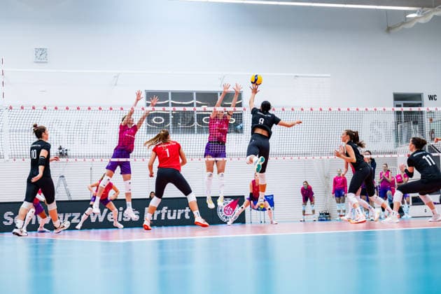 September 20, 2026, GER, Volleyball, Women, Funke Volley Cup, Season 26–27, Day 3 of the tournament, Dresdner SC (Dresdner Sportclub 1898) vs. KS DevelopRes Rzeszów, Maia Patricia Dvoracek, Dresdner Sportclub 1898, Dresdner SC, 99089 Erfurt, Rieths Sports Complex, Thuringia, Germany