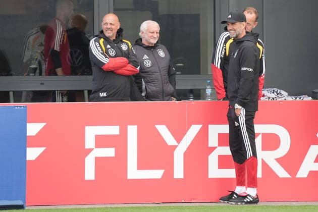 Advisor, Coaching Staff: Marc Kosicke, Germany; Sports Director: Rudi Völler, Germany; National Team Coach: Jürgen Klopp, Germany; HerzoBase, September 22, 2026; German National Team, Nations League Preparation, Home Ground, HerzoBase, World of Adidas, Herzogenaurach