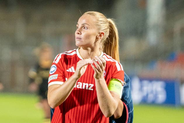Soccer: UEFA Women s Champions League, Matchday 1, FC Bayern Munich Women vs. Manchester City Women’s Football Club on September 22, 2026, at Sportpark Unterhaching in Munich, Germany, 2026–2027 season, Glodis Perla Viggosdottir, FC Bayern Munich, 4, Sportpark Unterhaching, Munich, Germany Copyright: xPhilippxImhofx