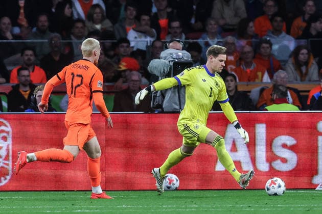 Sports, Soccer, UEFA Nations League 2026–2027 Season, Group A2, Matchday 1: Netherlands vs. Germany, September 24, 2026, Johan Cruijff ArenA; Marc-André ter Stegen (Germany), 1, Amsterdam, Johan Cruijff ArenA, Netherlands