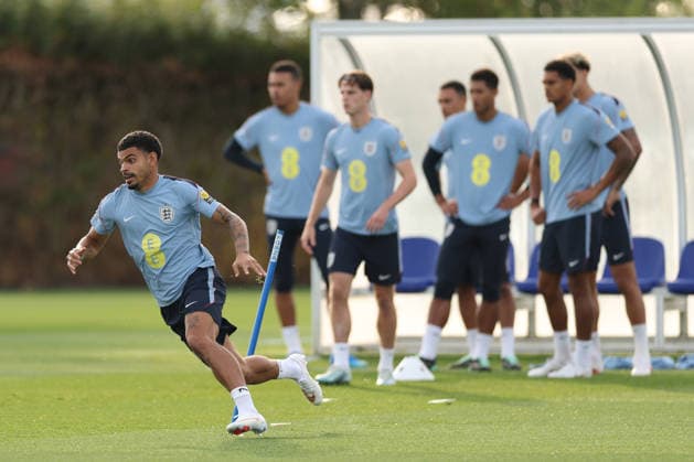 England MD-1 Training, Nations League Morgan Gibbs-White of England during the England MD-1 training session ahead of the 2026 27 UEFA Nations League Group A3 match vs Spain, Tottenham Hotspur Training Ground, Enfield, England on 25 September 2026 Credit: Tiego Grenho Every Second Media Editorial use only. All images are copyright Every Second Media Limited. No images may be reproduced without prior permission. Copyright: xIMAGO EveryxSecondxMediax ESM-2188-0036 TiegoxGrenhox xEveryxSecondxMediax