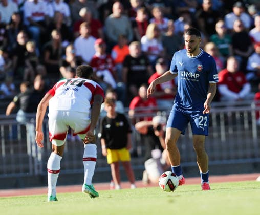 Oualid Mhamdi, 1 FC Heidenheim 1846 e.V., September 22, Germany, VfB Stuttgart vs. 1 FC Heidenheim 1846, Soccer, Friendly Match, 2026–2027 Season, September 25, 2026, GER, VfB Stuttgart vs. 1 FC Heidenheim 1846, soccer, friendly match, 2026–2027 season, September 25, 2026, Beutelsbach Copyright: xEibner-Pressefoto SoerenxHerwegx EP_SHG