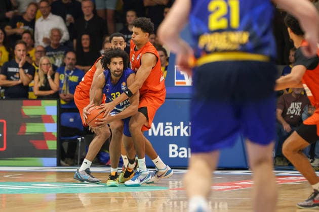 GER, Phoenix Hagen vs. Ratiopharm Ulm, Basketball, 1st Bundesliga, Matchday 2, 2026–2027 Season, September 25, 2026, Trenton Gibson, Phoenix Hagen, GER, Phoenix Hagen vs. Ratiopharm Ulm, Basketball, 1st Bundesliga, Matchday 2, 2026–2027 Season, September 25, 2026, Hagen Copyright: xEibner-Pressefoto JavadxMohammadpourx EP_JMR