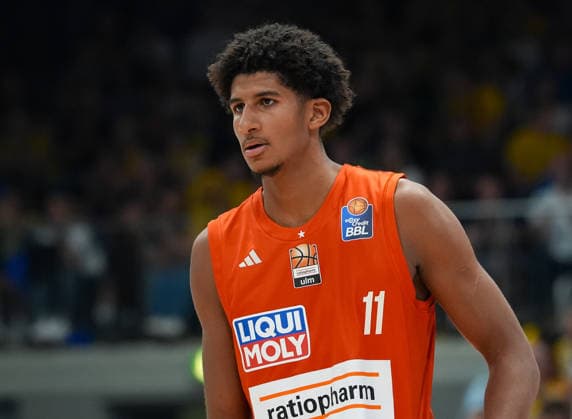 Meissa Faye, Ratiopharm Ulm, 11 GER, Phoenix Hagen vs. Ratiopharm Ulm, easyCredit BBL, Matchday 2, 2026–27 Season, Krollmann Arena, Hagen, September 25, 2026. Photo: HMB Media, Scott W. Coleman Copyright: HMBxMedia xScottxW.xColeman