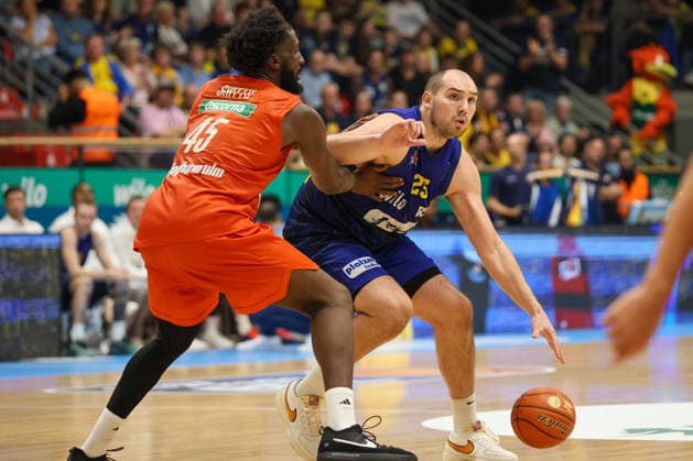 GER, Phoenix Hagen vs. Ratiopharm Ulm, Basketball, 1st Bundesliga, Matchday 2, 2026–2027 Season, September 25, 2026,Cameron Krutwig Phoenix Hagen GER, Phoenix Hagen vs. Ratiopharm Ulm, Basketball, 1st Bundesliga, Matchday 2, 2026–2027 Season, September 25, 2026, Hagen Copyright: xEibner-Pressefoto JavadxMohammadpourx EP_JMR