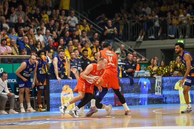GER, Phoenix Hagen vs. Ratiopharm Ulm, Basketball, 1st Bundesliga, Matchday 2, 2026–2027 Season, September 25, 2026,Devin Schmidt, Ratiopharm Ulm (GER), Phoenix Hagen vs. Ratiopharm Ulm, Basketball, 1st Bundesliga, Matchday 2, 2026–2027 Season, September 25, 2026, Hagen Copyright: xEibner-Pressefoto JavadxMohammadpourx EP_JMR