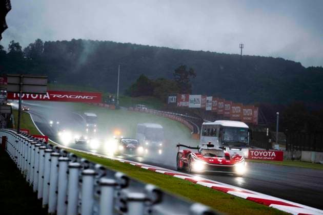 FIA WEC - 6 HOURS OF FUJI 2026 Safari Circuit, 07 CONWAY Mike (gbr), KOBAYASHI Kamui (jpn), DE VRIES Nyck (nld), Toyota Racing, Toyota TR010 Hybrid 07, Hypercar, action during the 6 Hours of Fuji 2026, 6th round of the 2026 FIA World Endurance Championship, from September 25 to 27, 2026 on the Fuji Speedway in Oyama, Shizuoka, Japan - OyamaJapan Copyright: xFabrizioxBoldonix
