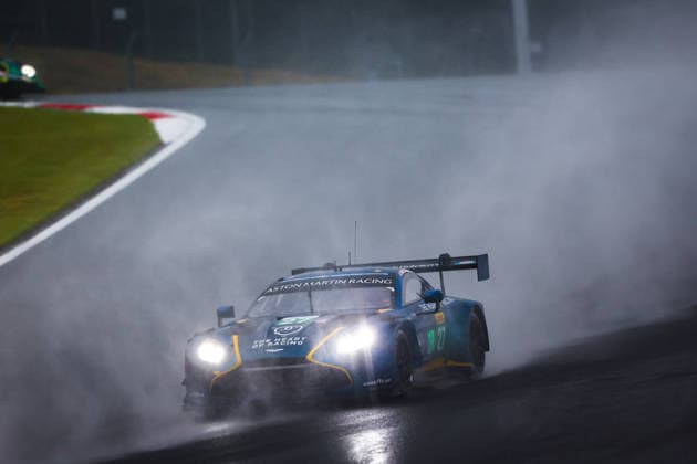 FIA WEC - 6 HOURS OF FUJI 2026 27 DRUDI Mattia (ita), JAMES Ian (usa), ROBICHON Zacharie (can), Heart of Racing Team, Aston Martin Vantage AMR GT3 Evo 27, LM GT3, action during the 6 Hours of Fuji 2026, 6th round of the 2026 FIA World Endurance Championship, from September 25 to 27, 2026 on the Fuji Speedway in Oyama, Shizuoka, Japan - OyamaJapan Copyright: xANTONINxVINCENTx