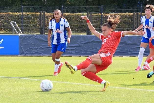 September 26, 2026, Germany, Soccer, Women s Bundesliga 2, Matchday, 2026–2027 Season, Amateurstadion, Hertha BSC vs. 0–1 (goal by DORA ZELLER), 1. FC Köln F, 19th matchday, 2nd Division, DFB DFL regulations prohibit any use of photographs as image sequences and or quasi-video. nordphoto GmbH, Engler, Berlin, Amateurstadion, Berlin, Germany Copyright: xNordphotox xEnglerx