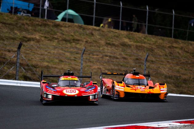 FIA WEC - 6 HOURS OF FUJI 2026 50 FUOCO Antonio (ita), MOLINA Miguel (spa), NIELSEN Nicklas (dnk), Ferrari AF Corse, Ferrari 499P 50, Hypercar, action, 17 DERANI Pipo (bra), JAUBERT Mathys (fra), LOTTERER Andrà (ger), Genesis Magma Racing, Genesis GMR-001 17, Hypercar, action during the 6 Hours of Fuji 2026, 6th round of the 2026 FIA World Endurance Championship, from September 25 to 27, 2026 on the Fuji Speedway in Oyama, Shizuoka, Japan - OyamaJapan Copyright: xFabrizioxBoldonix