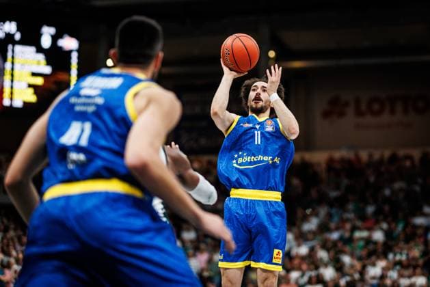 Isaiah Moses Science City Jena, Action: Vet Concept Gladiators Trier vs. Science City Jena, Basketball, easyCredit BBL, Matchday 2, 2026–2027 Season, September 27, 2026, Vet Concept Gladiators Trier vs. Science City Jena, Basketball, easyCredit BBL, Matchday 2, 2026–2027 Season, September 27, 2026 Copyright: xEibnerxPressefotox EP_ANS