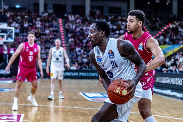 Telekom Baskets Bonn vs. SYNTAINICS MBC, Basketball, easy Credit BBL, Matchday 3, 2026–2027, September 27, 2026 Telekom Baskets Bonn vs. SYNTAINICS MBC, Basketball, easyCredit BBL, Matchday 3, 2026–2027, September 27, 2026, Bonn Copyright: xEibner-Pressefoto GerhardxWingenx EP_GWR