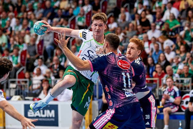 Oskar Neudeck FRISCH AUF Göppingen 2 TSV Hannover Burgdorf vs. FRISCH AUF Göppingen, Handball Bundesliga, HBL, 2026–2027 Season, September 27, 2026 Press photo by Jan Frederic Helbig TSV Hannover Burgdorf vs. FRISCH AUF Goeppingen, Handball Bundesliga, HBL, ZAG Arena, Opel Handball Bundesliga, 2026–2027 season, September 27, 2026, Hannover Copyright: xEibner-Pressefoto Jan-FredericxHx EP_JHG