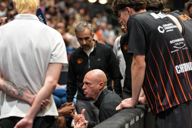 easyCredit Basketball Bundesliga, Matchday 3, Niners Chemnitz vs. Phoenix Hagen, September 27, 2026, starting at 4:30 p.m., Chemnitz, Chemnitz Arena. Pictured: Head Coach Rodrigo Pastore. easyCredit Basketball Bundesliga, Matchday 3, Niners Chemnitz vs. Phoenix Hagen, Chemnitz, Saxony, Germany Copyright: xEHLxMedia MichelxKöhlerx 20262709-Niners-Chemnitz-Phoenix-Hagen_040