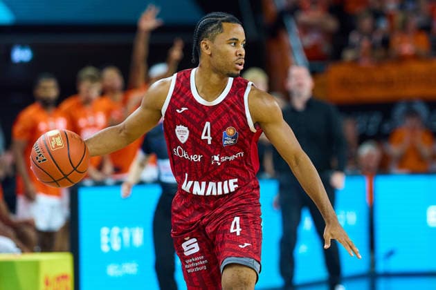 Portrait, Cutout of Sam Griffin, Würzburg Baskets, 04 GER, Ratiopharm Ulm vs. Würzburg Baskets, Basketball, 1st Bundesliga, Matchday 3, 2026–2027 Season, September 27, 2026, Germany, Ratiopharm Ulm vs. Würzburg Baskets, Basketball, 1st Bundesliga, Matchday 3, 2026–2027 Season, September 27, 2026, Neu Ulm Copyright: xEibner-Pressefoto GeraldxOelze-dexStoppanyx EP_ODS