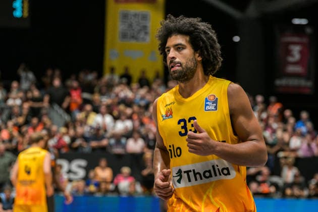 easyCredit Basketball Bundesliga, Matchday 3, Niners Chemnitz vs. Phoenix Hagen, September 27, 2026, starting at 4:30 p.m., Chemnitz, Chemnitz Arena. Pictured: No. 33 Trenton Gibson. easyCredit Basketball Bundesliga, Matchday 3, Niners Chemnitz vs. Phoenix Hagen, Chemnitz, Saxony, Germany Copyright: xEHLxMedia MichelxKöhlerx 20262709-Niners-Chemnitz-Phoenix-Hagen_145