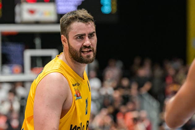 easyCredit Basketball Bundesliga, Matchday 3, Niners Chemnitz vs. Phoenix Hagen, September 27,2026, starting at 4:30 p.m., Chemnitz, Chemnitz Arena. Pictured: No. 21 Tim Uhlemann. easyCredit Basketball Bundesliga, Matchday 3, Niners Chemnitz vs. Phoenix Hagen, Chemnitz, Saxony, Germany Copyright: xEHLxMedia MichelxKöhlerx 20262709-Niners-Chemnitz-Phoenix-Hagen_149