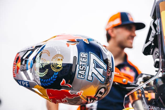 W2RC - RALLYE DU MAROC 2026 BENAVIDES Luciano (arg), Red Bull KTM Factory Racing, KTM 450 Rally Factory, FIM W2RC, Rally GP, portrait during the Scrutineering of the Rallye du Maroc 2026, 4th round of the 2026 WR2C Championship from September 26 to 27, 2026 in Agadir, Morocco - AgadirMorocco Copyright: xDamienxSaulnierx
