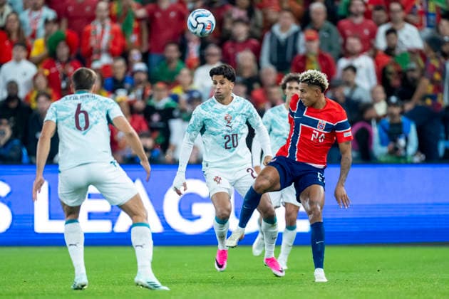 Soccer, Nations League Norway vs. Portugal, Nations League Oslo 20260927 Norway s Antonio Nusa during the international soccer match between Norway and Portugal in the Nations League. Photo: Cornelius Poppe, NTB, Oslo, Norway. EDITORIAL USE ONLY. RESTRICTED USE FOR BETTING COMPANIES Copyright: xCorneliusxPoppex xNTBx