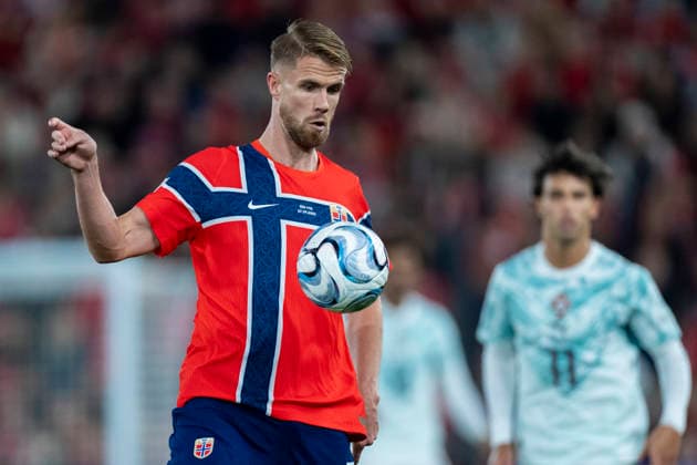 Soccer, Nations League Norway Portugal, Nations League Oslo 20260927 Norway s goalkeeper Kristoffer Vassbakk Ajer during the international soccer match between Norway and Portugal in the Nations League. Photo: Cornelius Poppe, NTB, Oslo, Norway. EDITORIAL USE ONLY. RESTRICTED USE FOR BETTING COMPANIES Copyright: xCorneliusxPoppex xNTBx