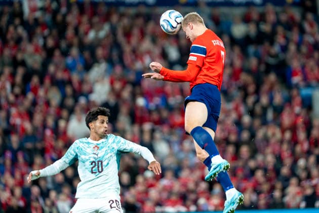 Soccer, Nations League Norway vs. Portugal, Nations League Oslo 20260927 Norway s Erling Braut Haaland during the international soccer match between Norway and Portugal in the Nations League. Photo by Cornelius Poppe, NTB, Oslo, Norway. EDITORIAL USE ONLY. RESTRICTED USE FOR BETTING COMPANIES Copyright: xCorneliusxPoppex xNTBx