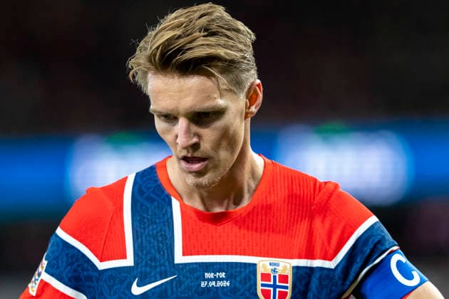Soccer, Nations League: Norway vs. Portugal, Nations League, Oslo, September 27, 2026. Norway s Martin Ødegaard during the international soccer match between Norway and Portugal in the Nations League. Photo by Cornelius Poppe, NTB, Oslo, Norway. EDITORIAL USE ONLY. RESTRICTED USE FOR BETTING COMPANIES. Copyright: xCorneliusxPoppex xNTBx