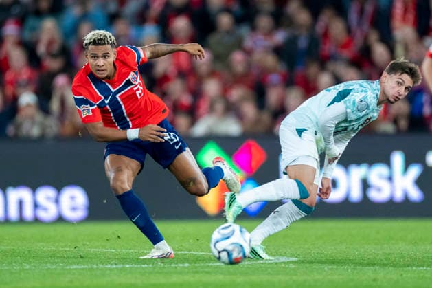 Soccer, Nations League Norway vs. Portugal, Nations League Oslo 20260927 Norway s Antonio Nusa during the international soccer match between Norway and Portugal in the Nations League. Photo by Cornelius Poppe, NTB, Oslo, Norway. EDITORIAL USE ONLY. RESTRICTED USE FOR BETTING COMPANIES Copyright: xCorneliusxPoppex xNTBx