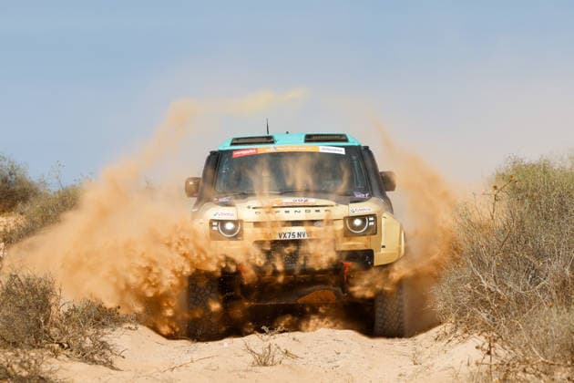 W2RC - RALLYE DU MAROC 2026 502 BACIUSKA Rokas (ltu), VIDAL Oriol (esp), Defender Dakar D7X-R, Defender Rally, FIA W2RC, STK STK, action, during the Prologue of the Rallye du Maroc 2026, 4th round of the 2026 WR2C Championship from September 28, 2026 in Agadir, Morocco - AgadirMorocco Copyright: xFREDERICxLExFLOCxHx