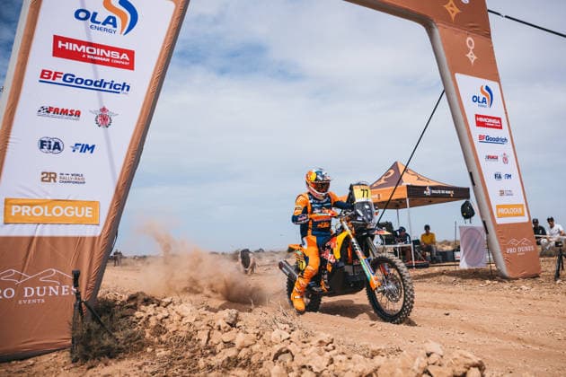 W2RC - RALLYE DU MAROC 2026 77 BENAVIDES Luciano (arg), Red Bull KTM Factory Racing, KTM 450 Rally Factory, FIM W2RC, Rally GP, action during the Prologue of the Rallye du Maroc 2026, 4th round of the 2026 WR2C Championship from September 28, 2026 in Agadir, Morocco - AgadirMorocco Copyright: xDamienxSaulnierx