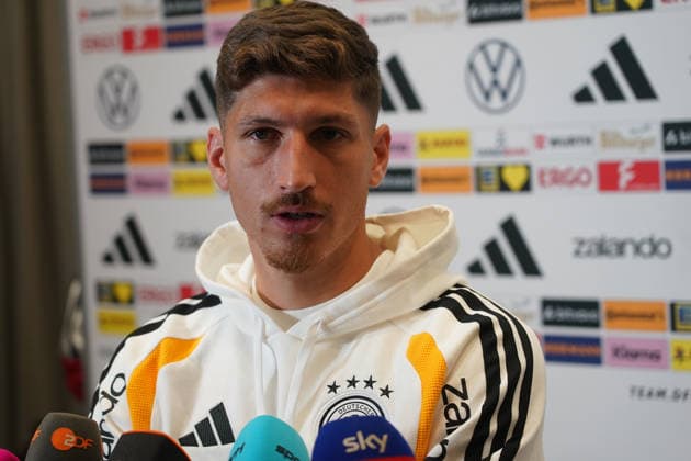 Vitaly Janelt Germany Herzo Base September 29, 2026 German National Team Nations League Preparation, Home Ground, HerzoBase, World of Adidas, Herzogenaurach