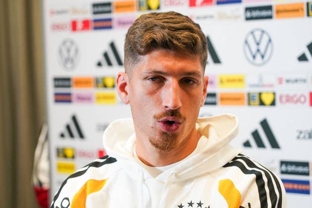 Vitaly Janelt Germany Herzo Base September 29, 2026 German National Team Nations League Preparation, Home Ground, HerzoBase, World of Adidas, Herzogenaurach