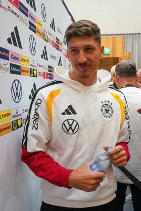 Vitaly Janelt Germany Herzo Base September 29, 2026 German National Team Nations League Preparation, Home Ground, HerzoBase, World of Adidas, Herzogenaurach