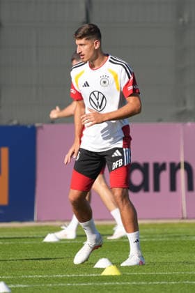 Vitaly Janelt Germany Herzo Base September 29, 2026 German National Team Nations League Preparation, Home Ground, HerzoBase, World of Adidas, Herzogenaurach