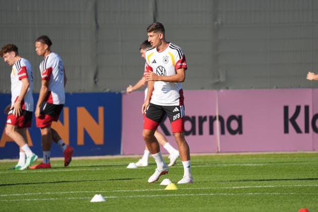 Vitaly Janelt Germany Herzo Base September 29, 2026 German National Team Nations League Preparation, Home Ground, HerzoBase, World of Adidas, Herzogenaurach