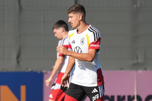 Vitaly Janelt Germany Herzo Base September 29, 2026 German National Team Nations League Preparation, Home Ground, HerzoBase, World of Adidas, Herzogenaurach