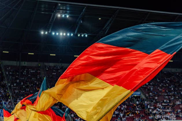 Nations League, Group A, Matchday 2, Germany vs. Greece on September 27, 2026, at the WWK Arena in Augsburg, Germany Flags Flag Copyright: xBahhoxKarax