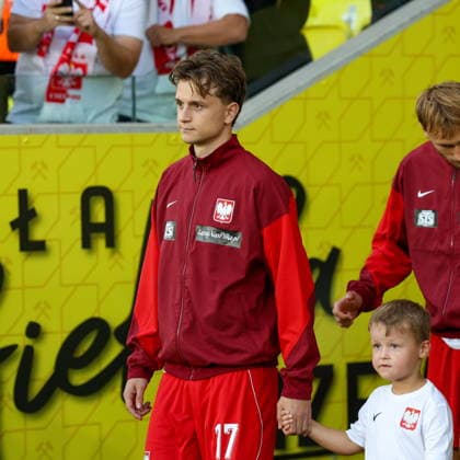 Katowice 30.09.2026. Football European Qualifiers match between Poland U21, U 21 and Sweden U21 in Katowice, Poland --- Mecz eliminacji do Mistrzostw Europy pomiedzy Polska U21 a Szwecja U21 w Katowicach, Polska Persons Shown : Dawid Drachal Fot. Michal Gaciarz Arena Akcji NEWSPIX.PL --- newspix.pl