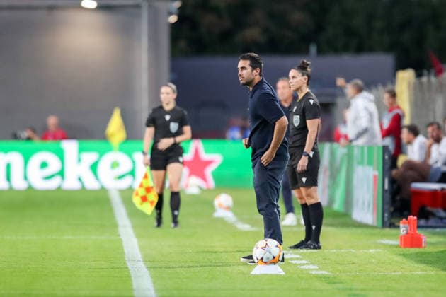 IPA89150154 - Roma vs. Barcelona during the AS Roma vs. FC Barcelona, Barca UEFA Champions League Women s soccer match in Rome, Italy, on September 30, 2026 Copyright: xLuigixMariani IPAxSportx xx IPA89150154
