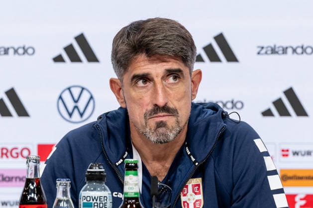 Veljko Paunovic, Head Coach, Serbia Portrait, Germany vs. Serbia, Soccer, UEFA Nations League, League A, Post-Match Press Conference, 2026–2027 Season, September 30, 2026 DFL DFB REGULATIONS PROHIBIT ANY USE OF PHOTOGRAPHS AS IMAGE SEQUENCES AND OR QUASI-VIDEO Photo: HMB Media, Heike Feiner Copyright: HMBxMedia HeikexFeiner