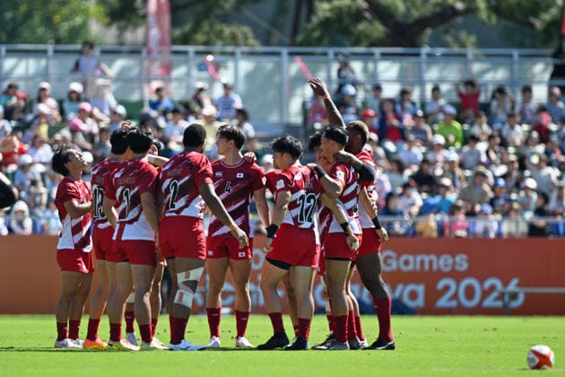 Japna team goup (JPN), OCTOBER 1, 2026 - Rugby : Men s Preliminary Round Pool B match between Japan - Kazakhstan at Nagoya City Mizuho Park Rugby Field during the Asian Games Aichi-Nagoya 2026 in Aichi, Japan. Noxthirdxpartyxsales aflo_352311683 KenjiroxMatsuox