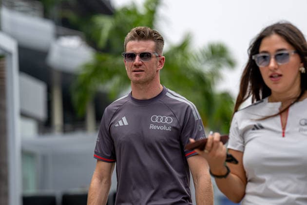 SEPANG, MALAYSIA: Nico Hulkenberg, racing for the Audi Revolut F1 Team team during the 2026 Formula 1 Bahrain Grand Prix at the Sepang International Circuit in Sepang, Malaysia
