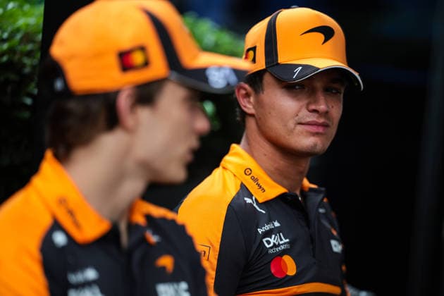 F1 - BAHRAIN GRAND PRIX IN MALAYSIA 2026 NORRIS Lando (gbr), McLaren F1 Team MCL40, portrait PIASTRI Oscar (aus), McLaren F1 Team MCL40, portrait during the 2026 Formula 1 Bahrain Grand Prix in Malaysia, 16th round of the 2026 Formula One World Championship, WM, Weltmeisterschaft from October 2 to 4, 2026 on the Sepang International Circuit, in Sepang, Malaysia - SepangMalaysia Copyright: xEricxAlonsox