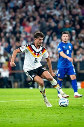 October 1, 2026, GER, Soccer, Men s, UEFA Nations League International Match, League A, Matchday 3, Germany vs. Serbia; Tom Bischof, Germany, 8 am Ball, Munich, Allianz Arena, Bavaria, Germany Copyright: xNordphoto Memmlerx